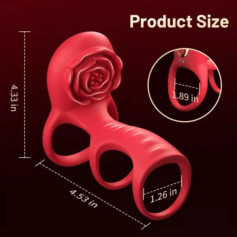 3 - in - 1 wearable cock ring and sleeve thicker & harder & longer app control