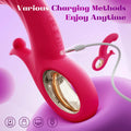 4 in 1 High Frequency Vibration ball and Smart Heating Vibrator