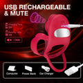 RIDMII - 3IN1 Rose Upgrade Vibrating Cock Ring