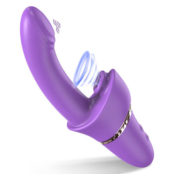 G Spot Rabbit Vibrator with Clitoral Suction