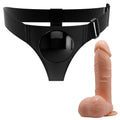 Strap - On Harness with Suction Cup Dildos for Lesbian