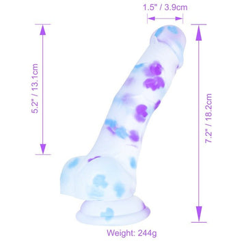 new2025 Jelly Transparent Silicone Dildos realistic Penis with Suction Cup 6ver