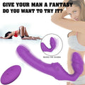 Strapless Strap - On G - Spot Dildo Vibrator for Lesbian