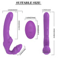 Strapless Strap - On G - Spot Dildo Vibrator for Lesbian