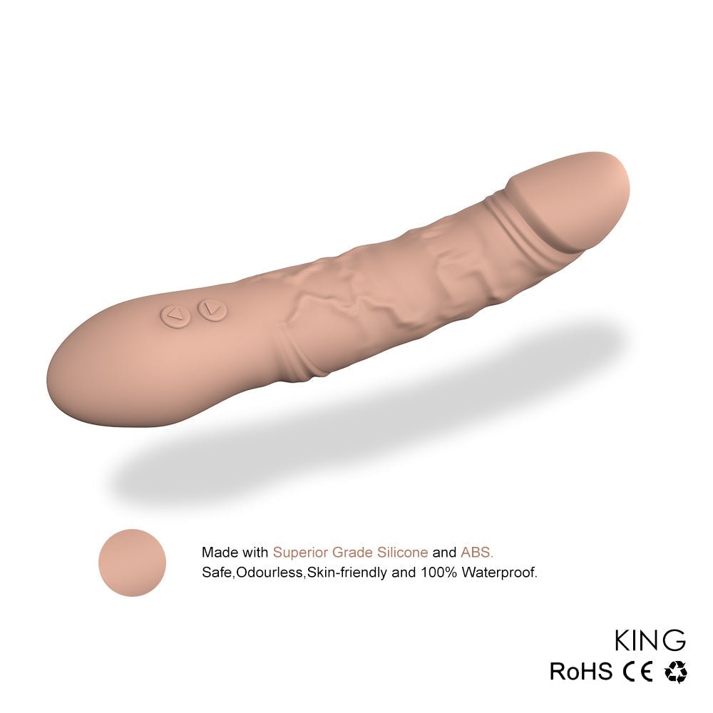 Cupid - Full Rotation Vibrating Dildo 6 Inch