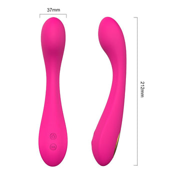 8.74inch Rabbit Vibrator 9 Speeds Rechargeable Waterproof Sex Toy for Women