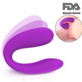 U Shape Bullet Vibrator for Couples Sex Clitoral Stimulation