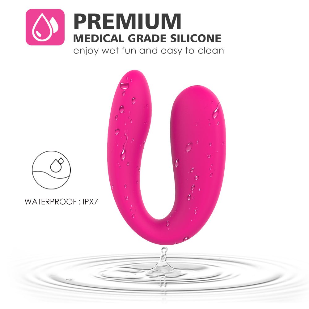 U Shape Bullet Vibrator for Couples Sex Clitoral Stimulation