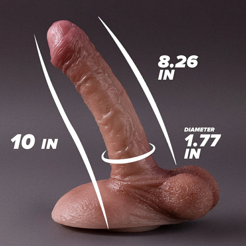 Apollo - Lifelike G - spot Dildo 10inch