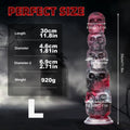 Huge Fantasy Dildo for Halloween2024 with Suction Cup 2 sizes horror skull