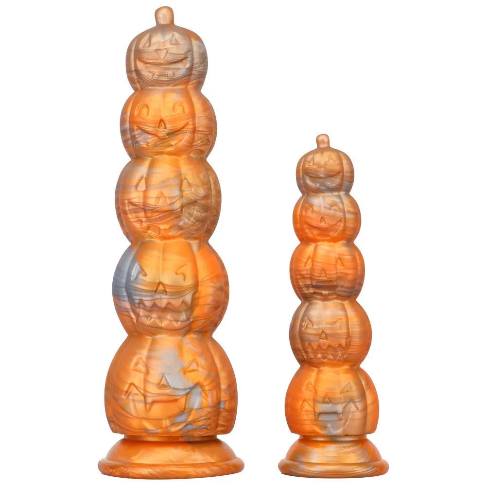 Huge Fantasy Dildo for Halloween2024 with Suction Cup 2 sizes smashing pumpkins