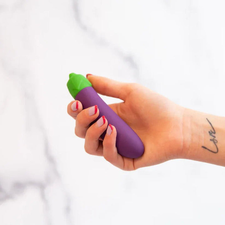 Eggplant Emoji - vibrator with 10 Vibration Discreet and Playful Fun