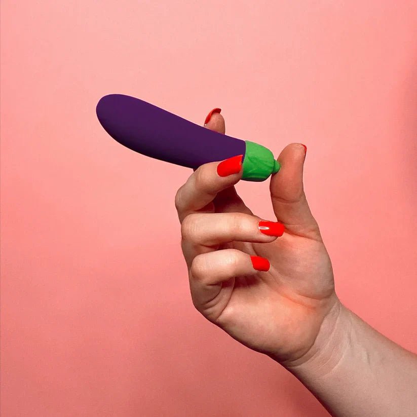 Eggplant Emoji - vibrator with 10 Vibration Discreet and Playful Fun