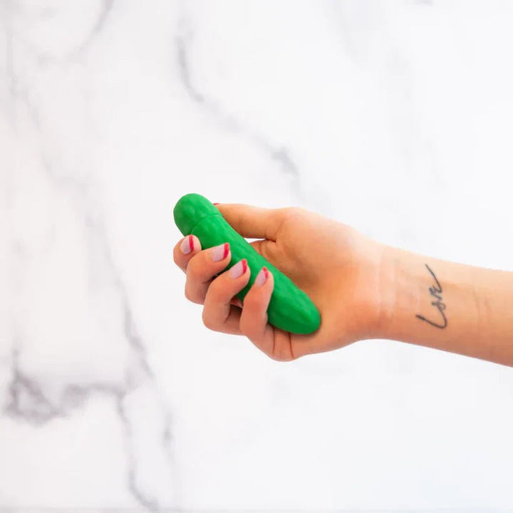 Pickle Cucumber Emoji - vibrator with 10 Vibration Discreet and Playful Fun