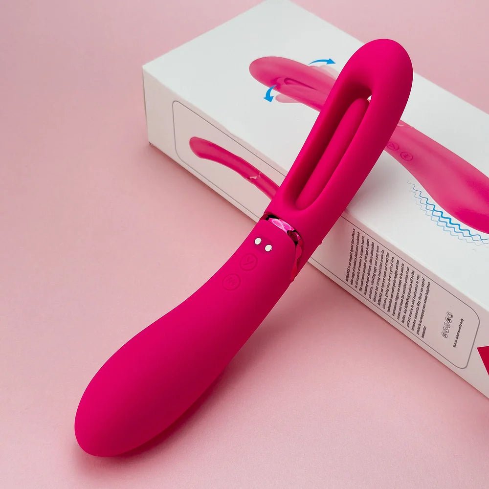 Dual - Ended Flapping G spot vibrator