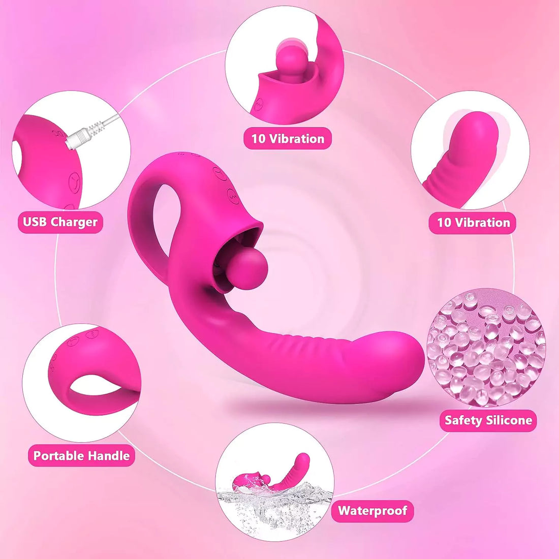 Upgraded Tapping Pleasure Clitoral Stimulator G - Spot Vibrator