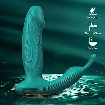 APP Control Vibrating Wiggling Butterfly Wearable G - Spot Dildo